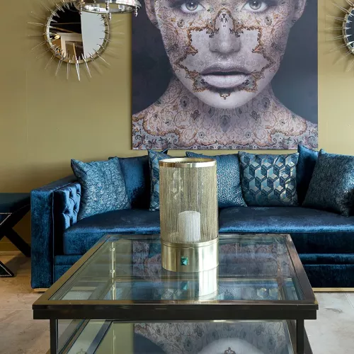 Payaa Windlicht Maliah 29x26x44cm goud (112559)