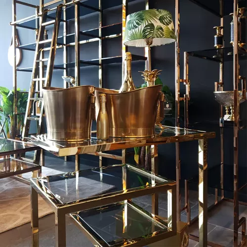 Payaa Wijnkoeler 26x21x24cm brons (112557)