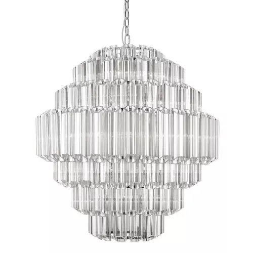 Plafondlamp Castelli Large 80x80x93cm Helder Glas