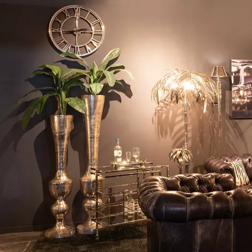 Payaa Bar Trolley Ernesto 72x42x77cm met helder glas (109564)