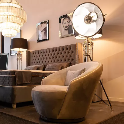 Payaa Vloerlamp Montezuma zwart zilver Studio (112525)