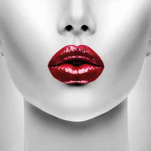Rode Lippen 120x120x2cm
