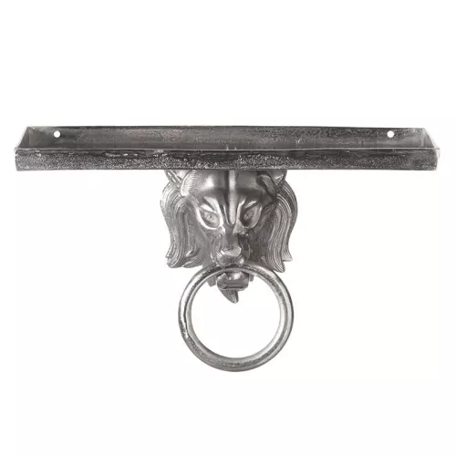 Plank leeuwenkop 59x20x35cm