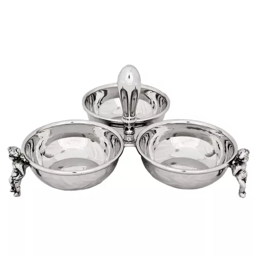 3 Kommen 22x22x11cm Engelen